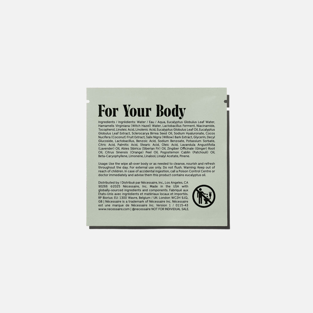 The Body Wipe Eucalyptus