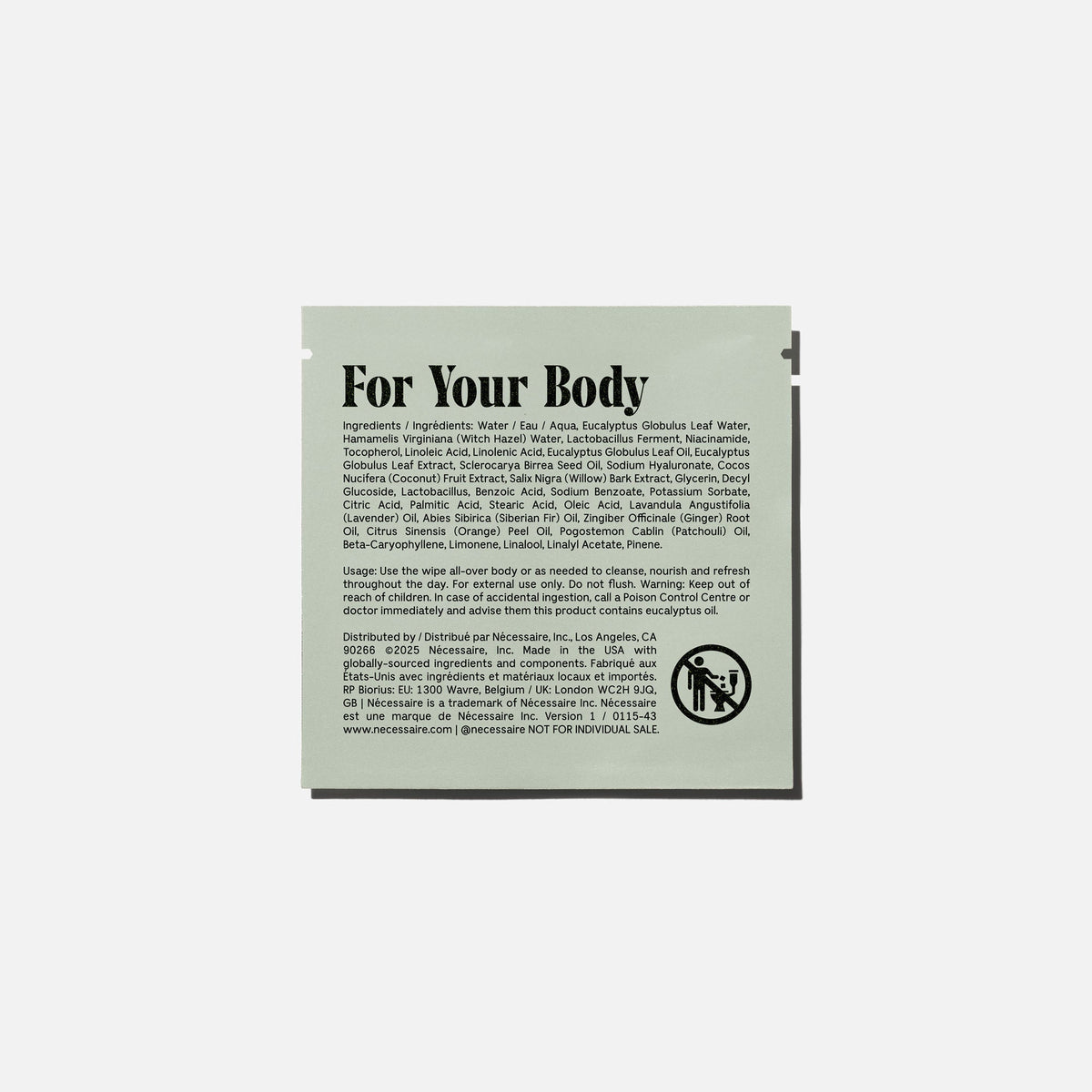 The Body Wipe Eucalyptus