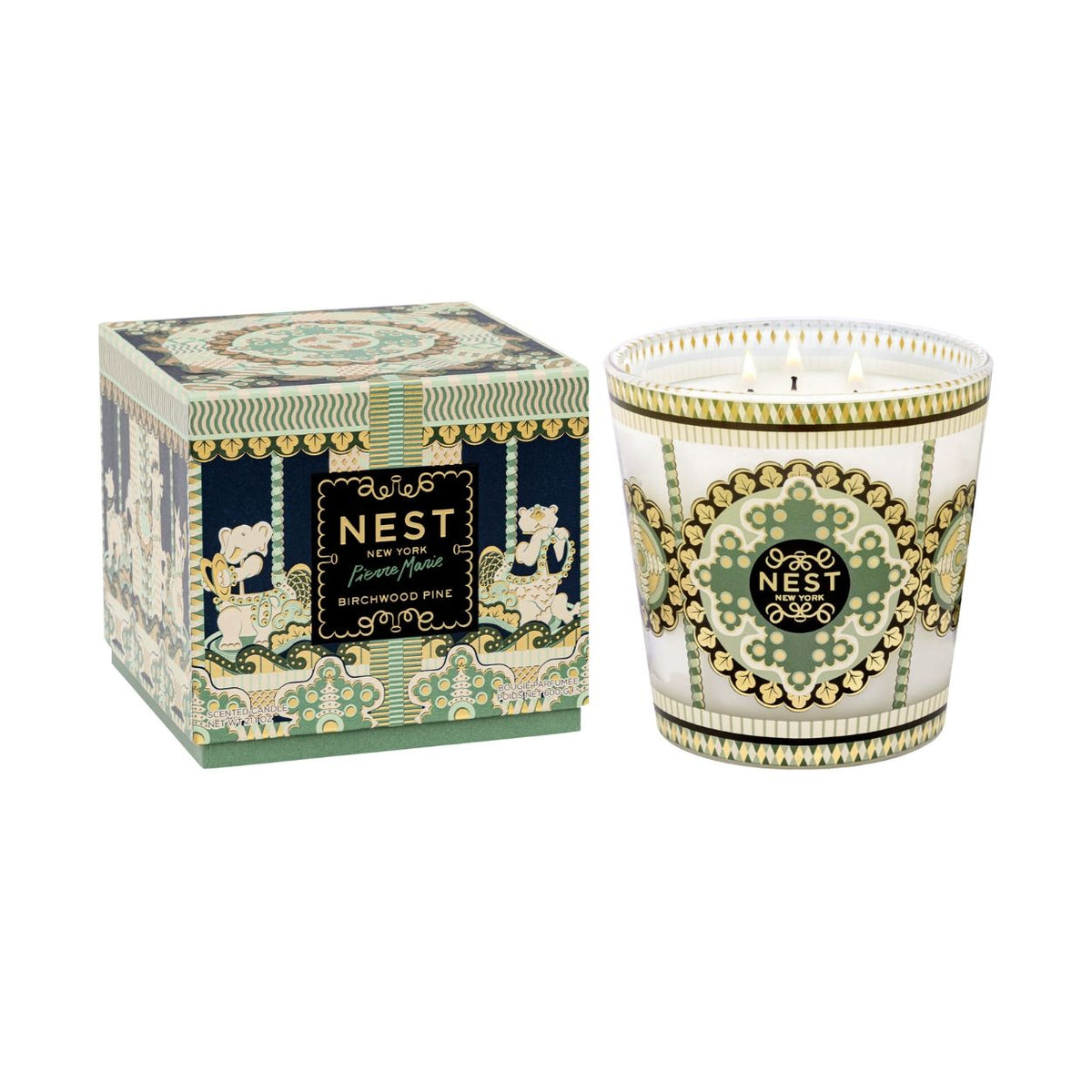 Nest New York x Pierre Marie Birchwood Pine 3-Wick Candle (Limited Edition)