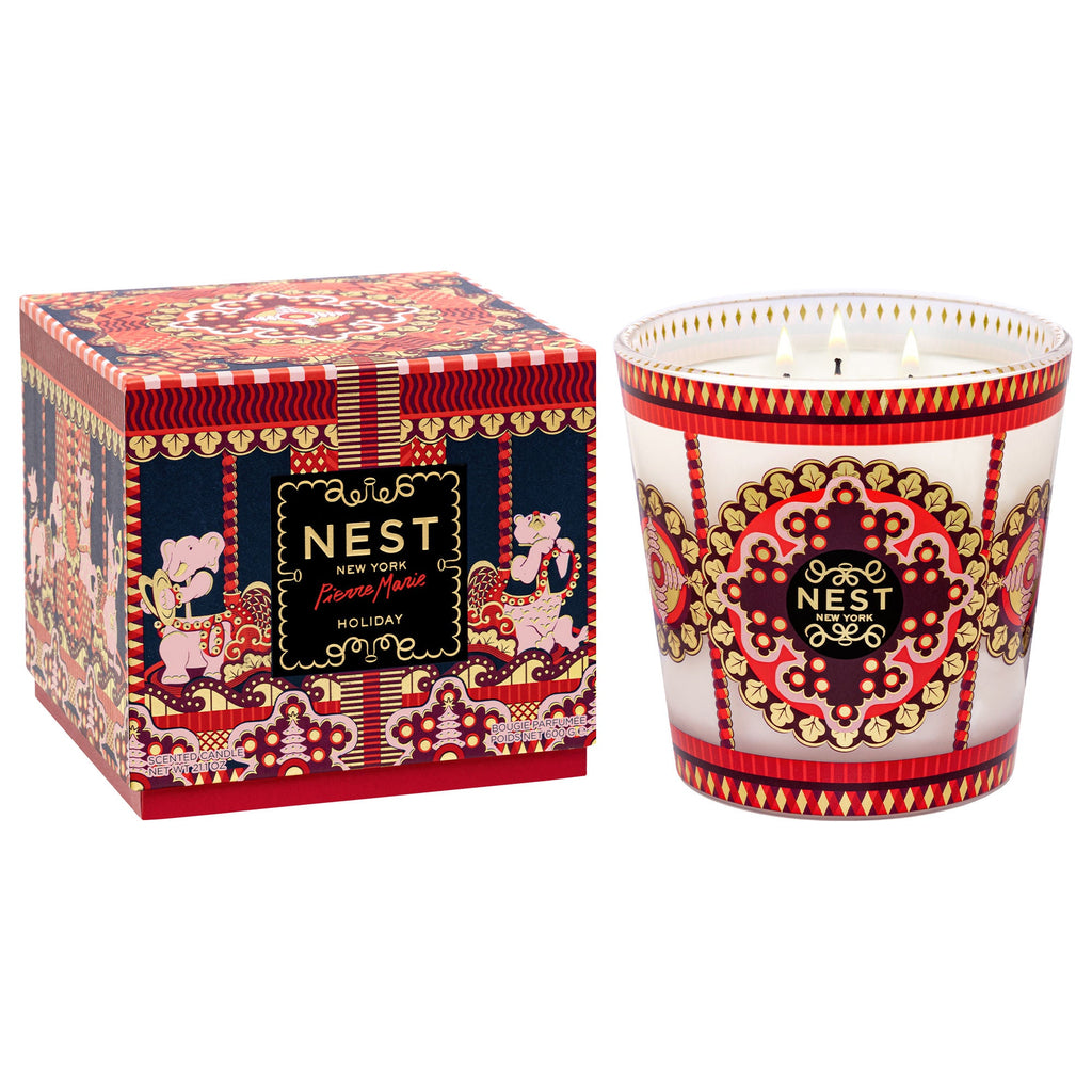 Nest New York x Pierre Marie Holiday 3-Wick Candle (Limited Edition)