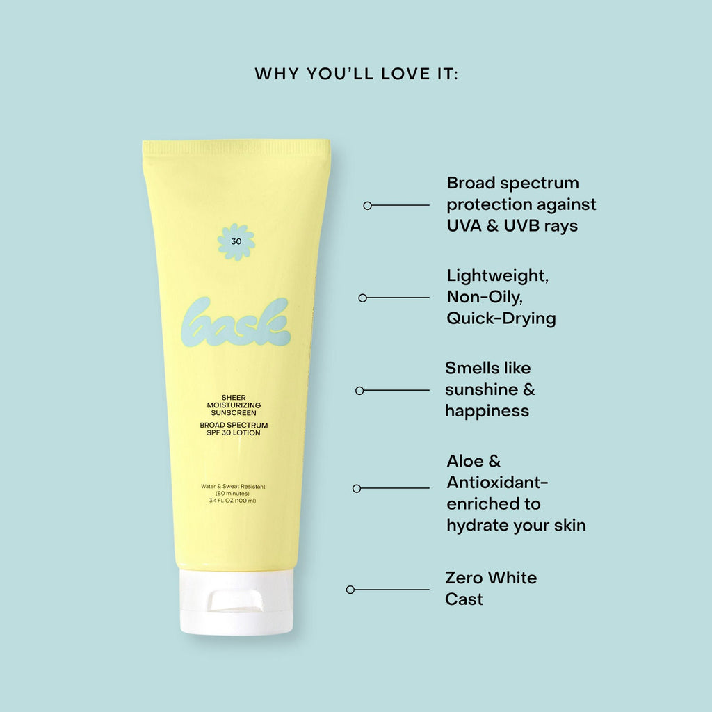Bask Sheer Moisturizing Lotion SPF 30