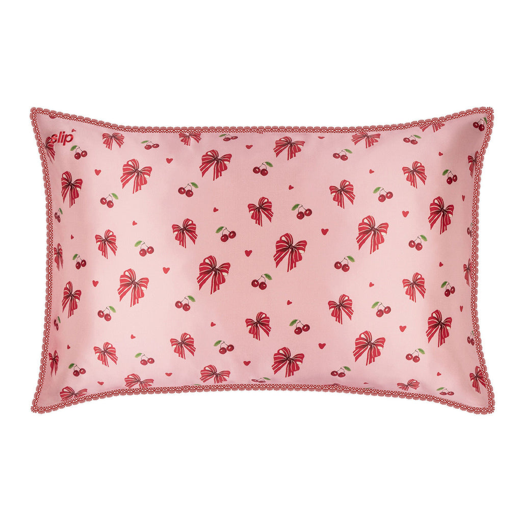 Pure Silk Queen Pillowcase with Lace Trim (Limited Edition)