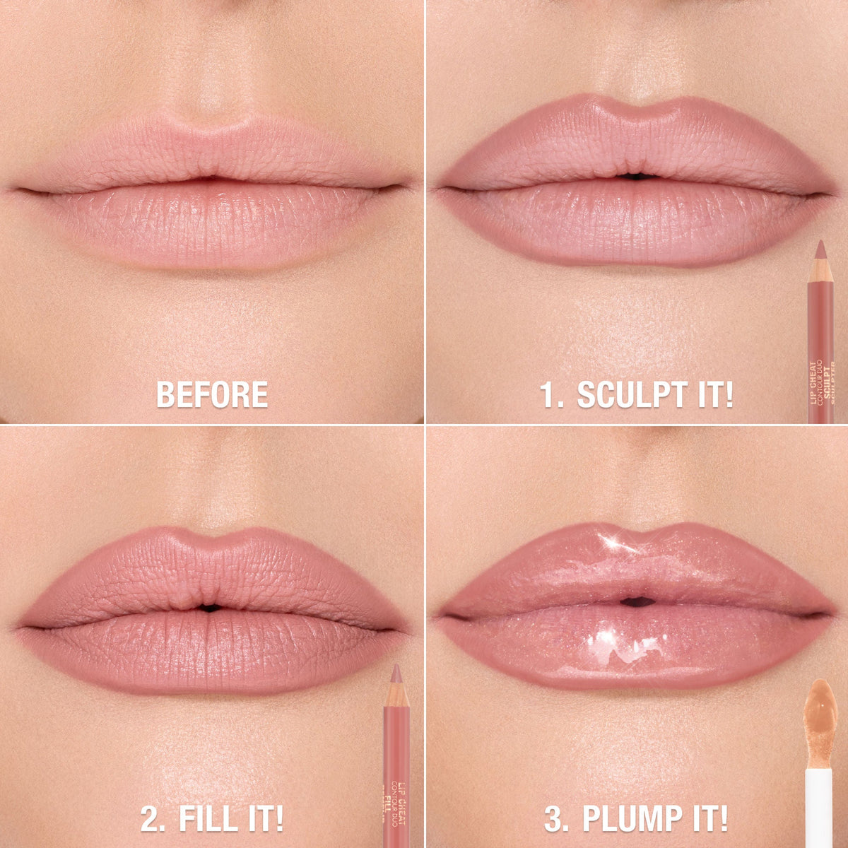 Super Nudes Lip Cheat Contour Duo Lip Liner