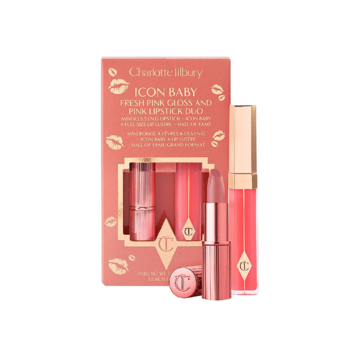 K.I.S.S.I.N.G Lipstick and Lip Gloss Duo