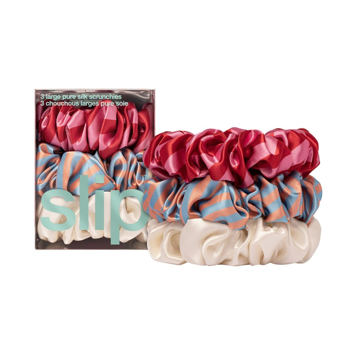 Pure Silk Large Scrunchies