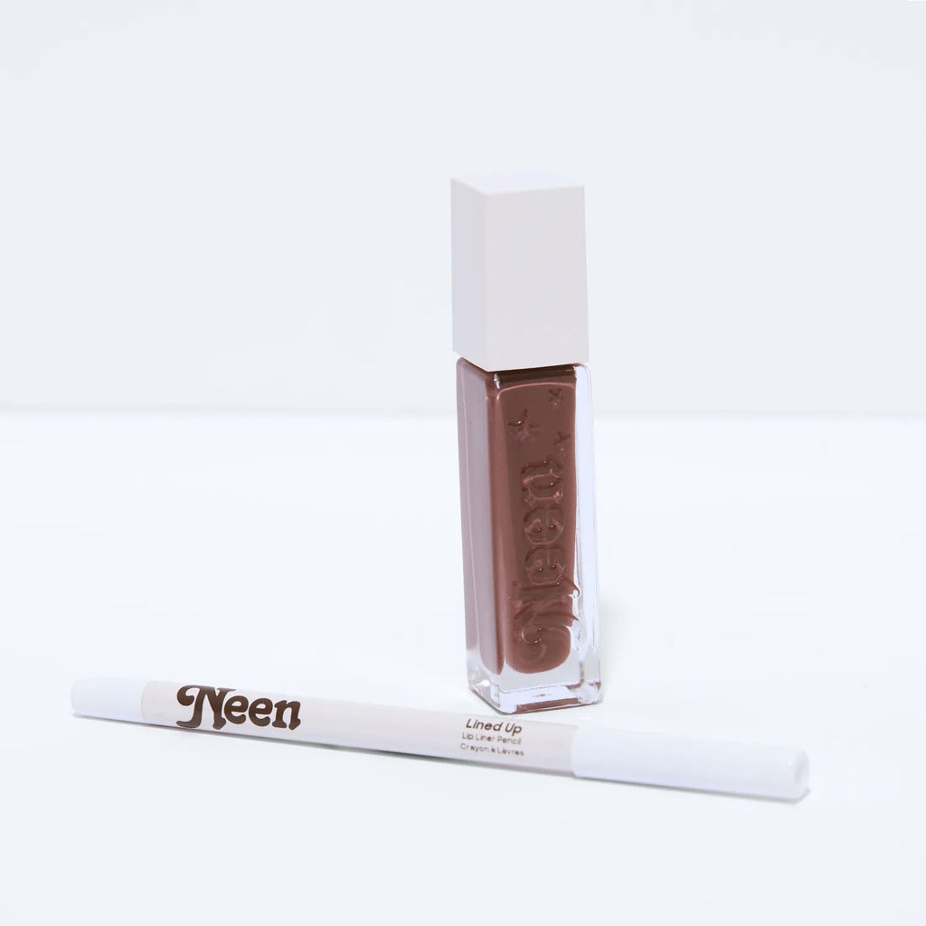 Silicone Bag + Charms Lip Gloss and Liner Combo (Limited Edition)