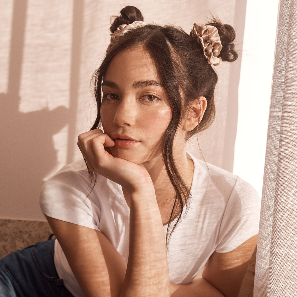 Pure Silk Large Scrunchies