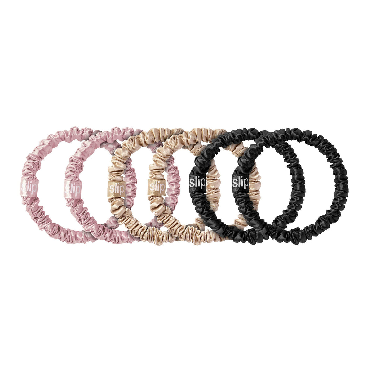 Pure Silk Skinny Scrunchies