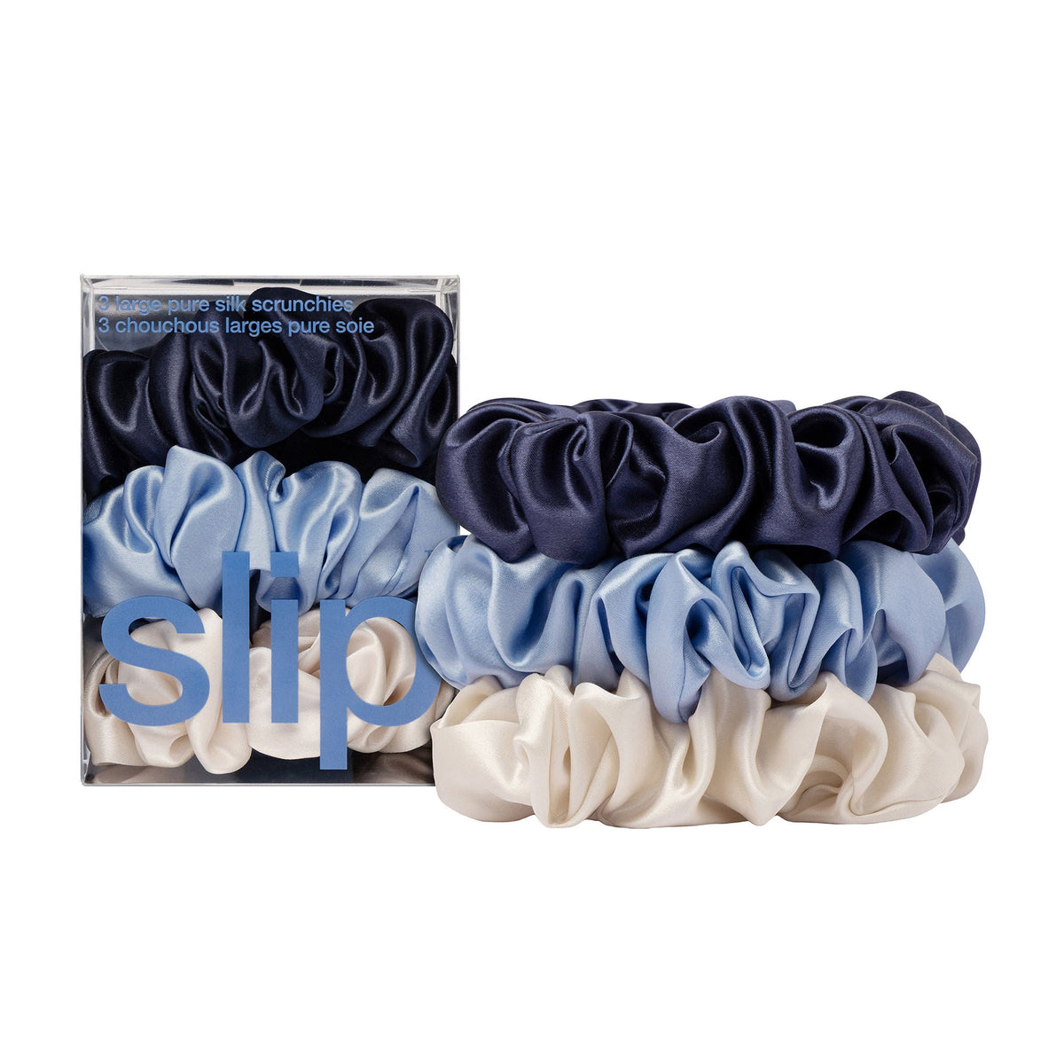 Pure Silk Large Scrunchies