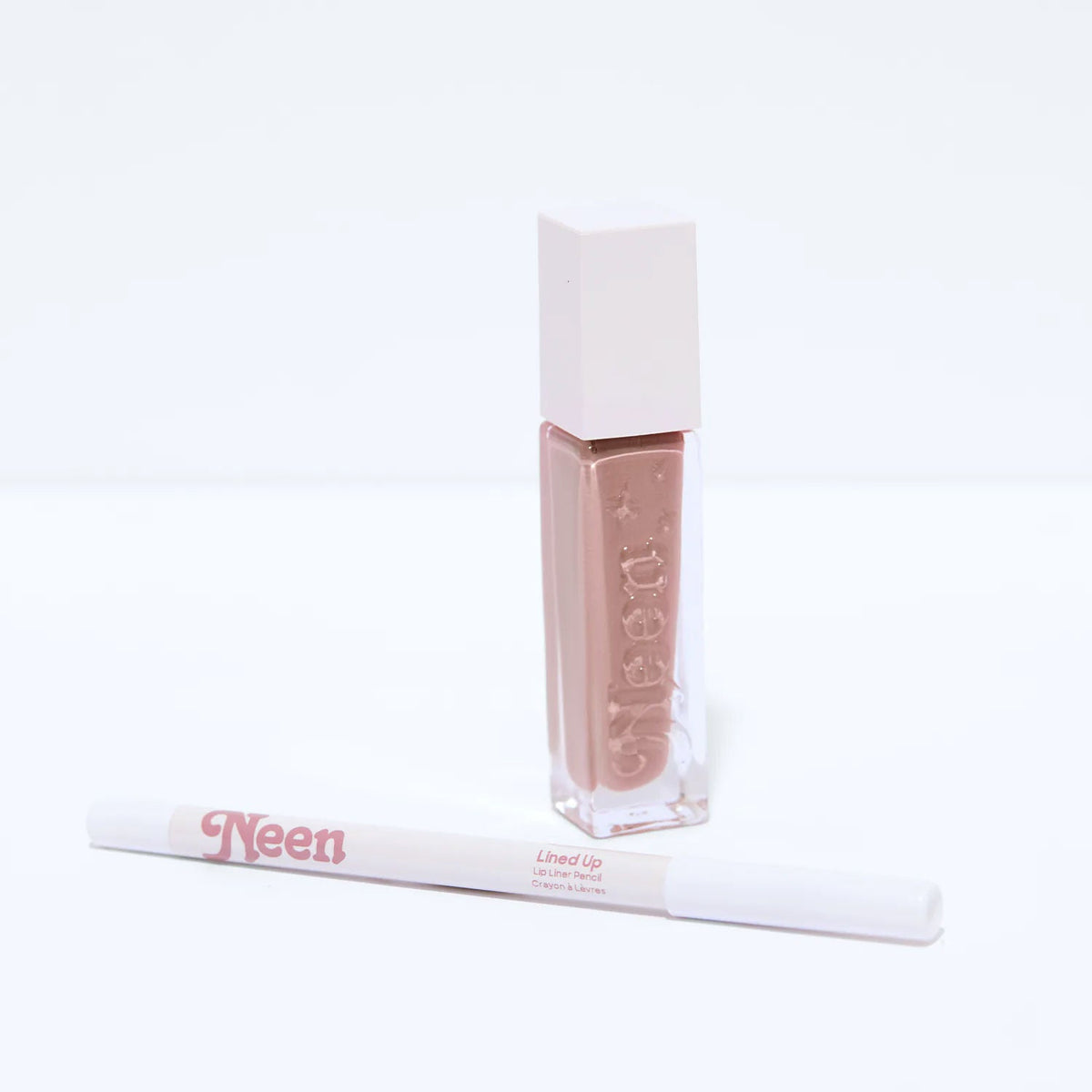 Silicone Bag + Charms Lip Gloss and Liner Combo (Limited Edition)