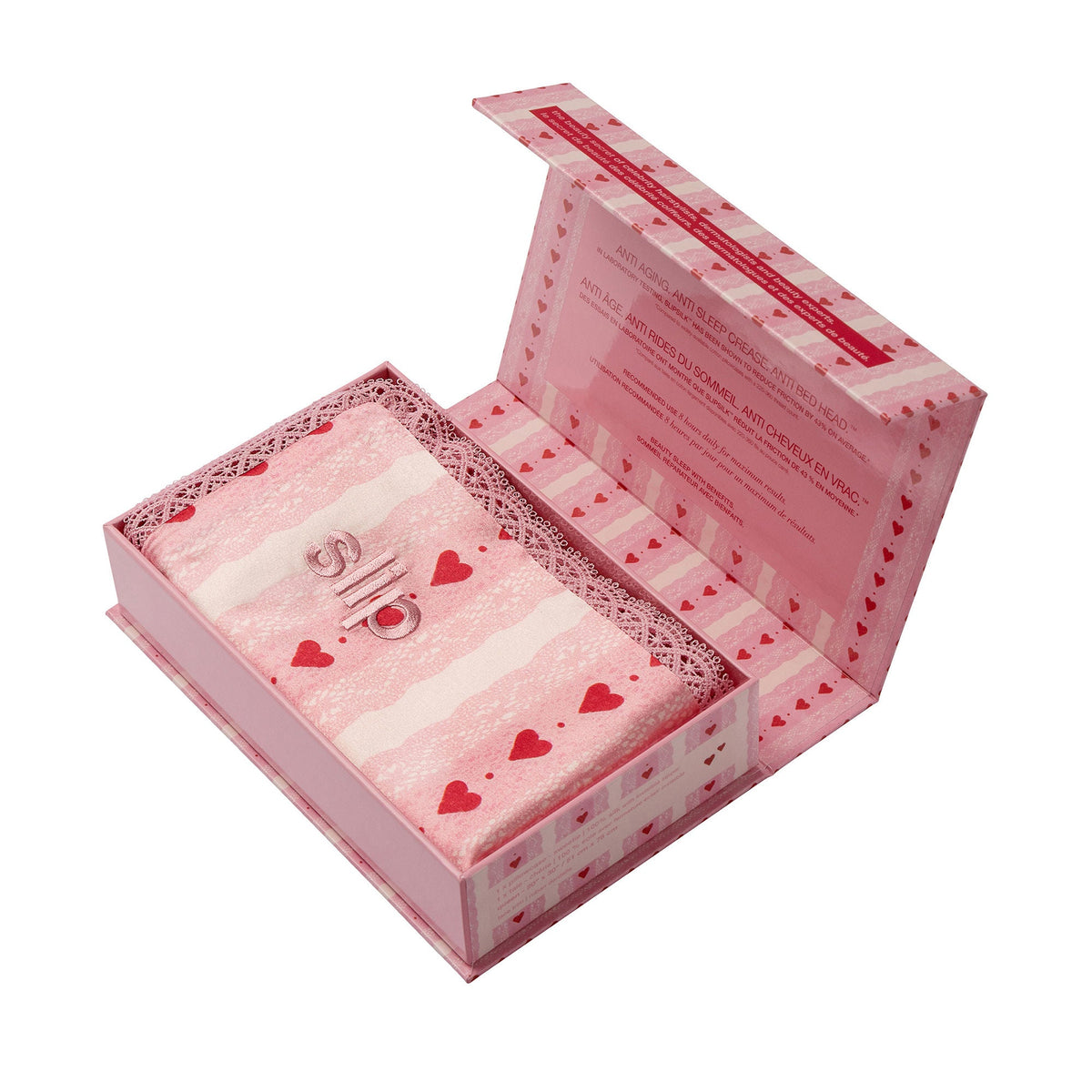Pure Silk Queen Pillowcase with Lace Trim (Limited Edition)
