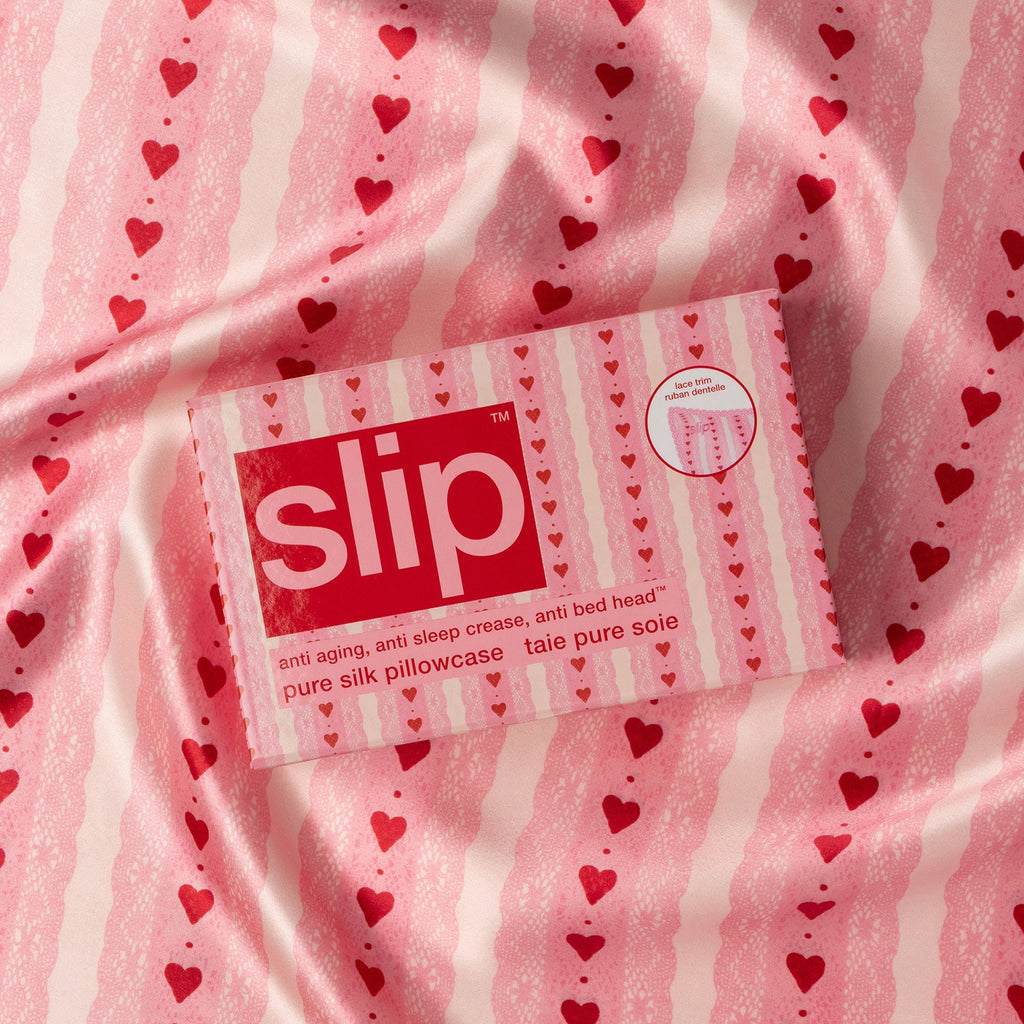 Pure Silk Queen Pillowcase with Lace Trim (Limited Edition)